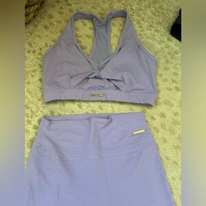 SET! Whitney Simmons x Gymshark Sports Bra and Short Set medium Wildflower